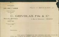 Fonderie C. Grivolas fils et Cie, Avignon, 1930.