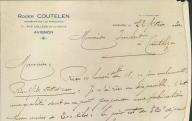 Roger Coutelen, représentant de papeteries, Avignon.