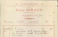 Automobiles Louis Giraud, Courthézon, 1935.