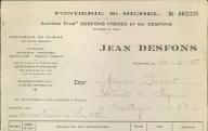 Fonderie Saint Michel jean Desfons, Avignon, 1935.