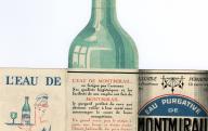 Publicité des eaux minérales de Montmirail à Gigondas, XIXème siècle