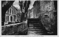 La rue pittoresque des Teinturiers (dite des Roues) à Avignon