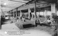 Etablissement Philip, produits réfractaires, atelier de moulage à Bollène
