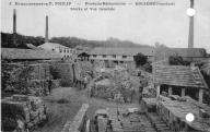 Etablissement Philip, produits réfractaires, stocks et vue générale à Bollène
