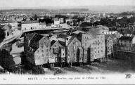 Les vieux moulins, vue prise de l'hôtel de ville.	Meaux (Seine et Marne)