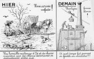 Carte publicitaire des établissements Valuy à Bollène
