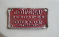 Plaque métallique 