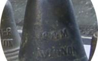 Cloche avec inscription G et M Avignon