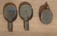 Récipients (trois) provenant d'une fonderie du Creusot