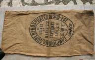 Sac en toile de jute du Comptoir des superphosphates su sud est, usines de Marseille, Septèmes, Arles, Le Pontet,