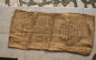 Sac en toile de jute des Raffineries de soufre méridionales à Marseille.