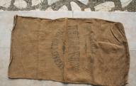 Sac en toile de jute de la fabrique d'engrais chimiques A. Gautier à Maillane.