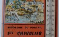 Thermomètre des établissements Chavalier, minoterie du Portail à Sorgues.