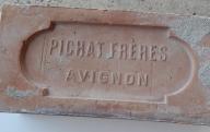 Brique réfractaire de Pichat Frères à Avignon.