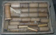 Bobines en bois.