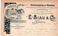 Distillerie E. Siau et Cie à Avignon, 1895.