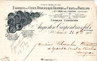 Fabrique de chaux hydraulique Augustin Carpentras fils à Vedène, 1913 .