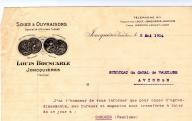 Soies et ouvraisons Louis Bouscarle à Jonquières, 1914.