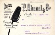 Chardons P. Chenel et Cie, Cavaillon, 1920.