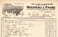 Manufactures de chaussures Nouveau et Favre à Avignon, 1923