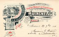 Etablissement Aulagne, pyrotechnie à Monteux, 1904