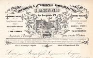 Bonnet fils, imprimerie et lithographie à Avignon, 1862