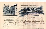 Imprimerie, lithographie J. Jourdan à Avignon, 1902