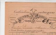 Taillanderie Guitton Camille à Valréas, 1891.